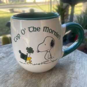 Snoopy and Woodstock top o the morning coffee tea mug
